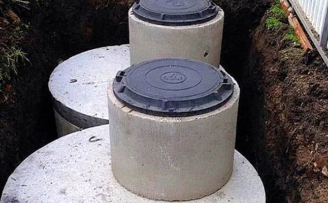 Септик під ключ з кілець для приватного будинку 10/12/16 м3