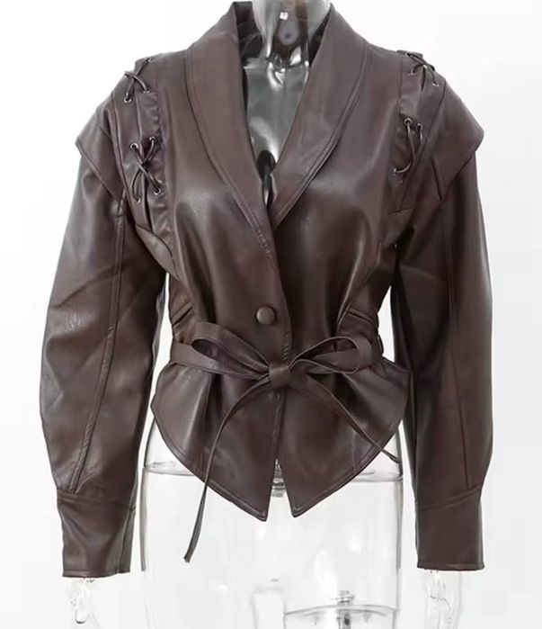 Kurteczka brąz ramoneska