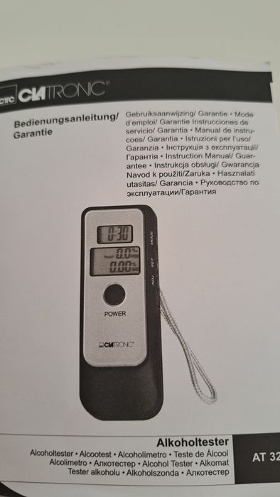Miernik promili po spożyciu alkoholu