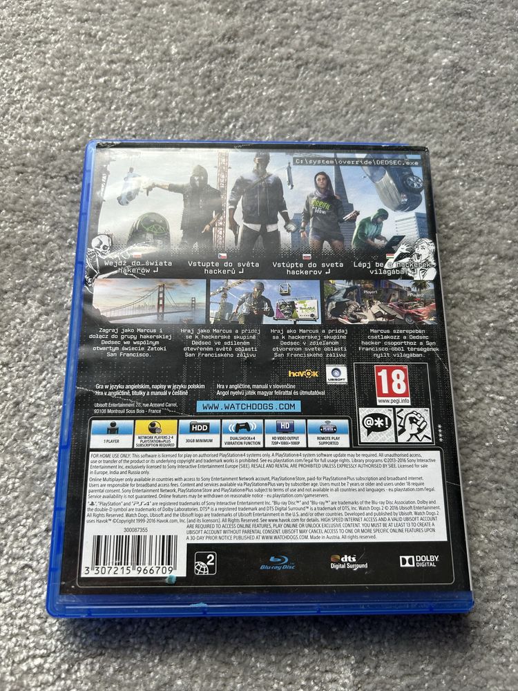 Watch Dogs 2 Ps4