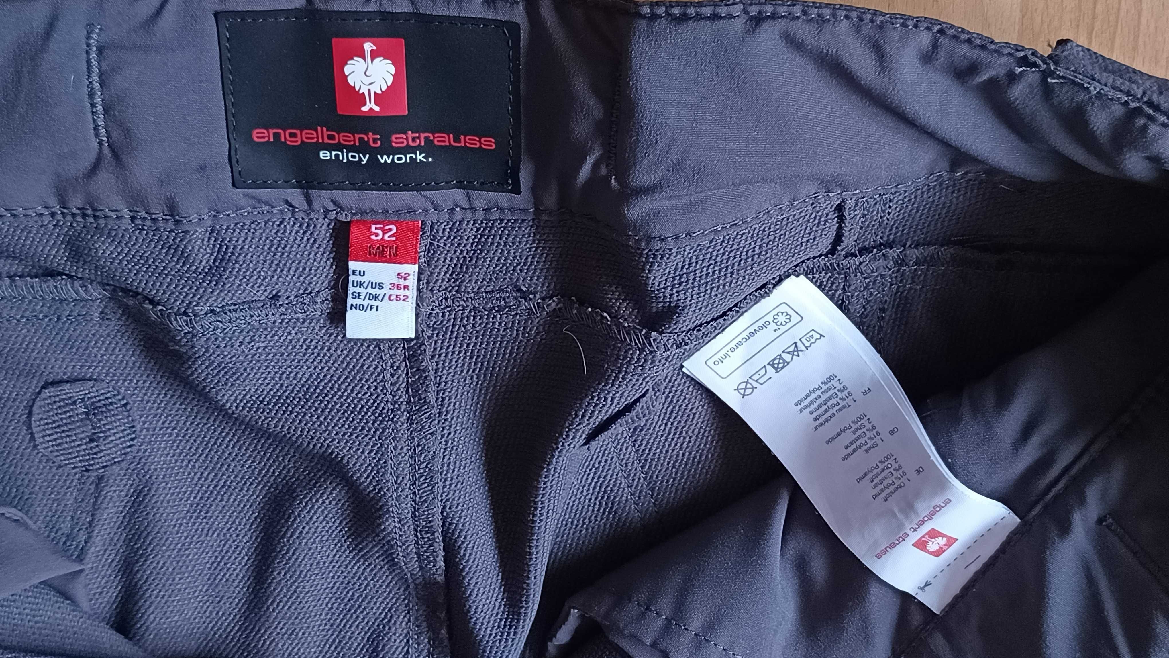 Męskie spodnie ENGELBERT STRAUSS DYNASHIELD SOLID r.L(52) stan idealny
