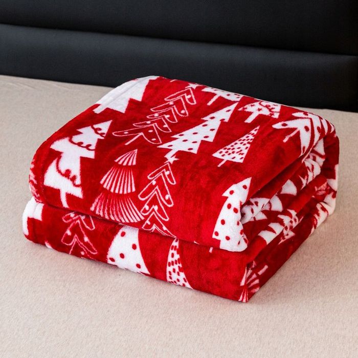 Koc Świąteczny 200x220 narzuta na łóżko kanapę sofę Mikrofibra Donato