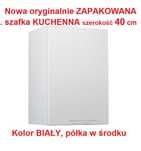 NOWA Szafka kuchenna szer. 40 cm WISZĄCA kolor BIAŁY, Wrocław, WYSYŁKA