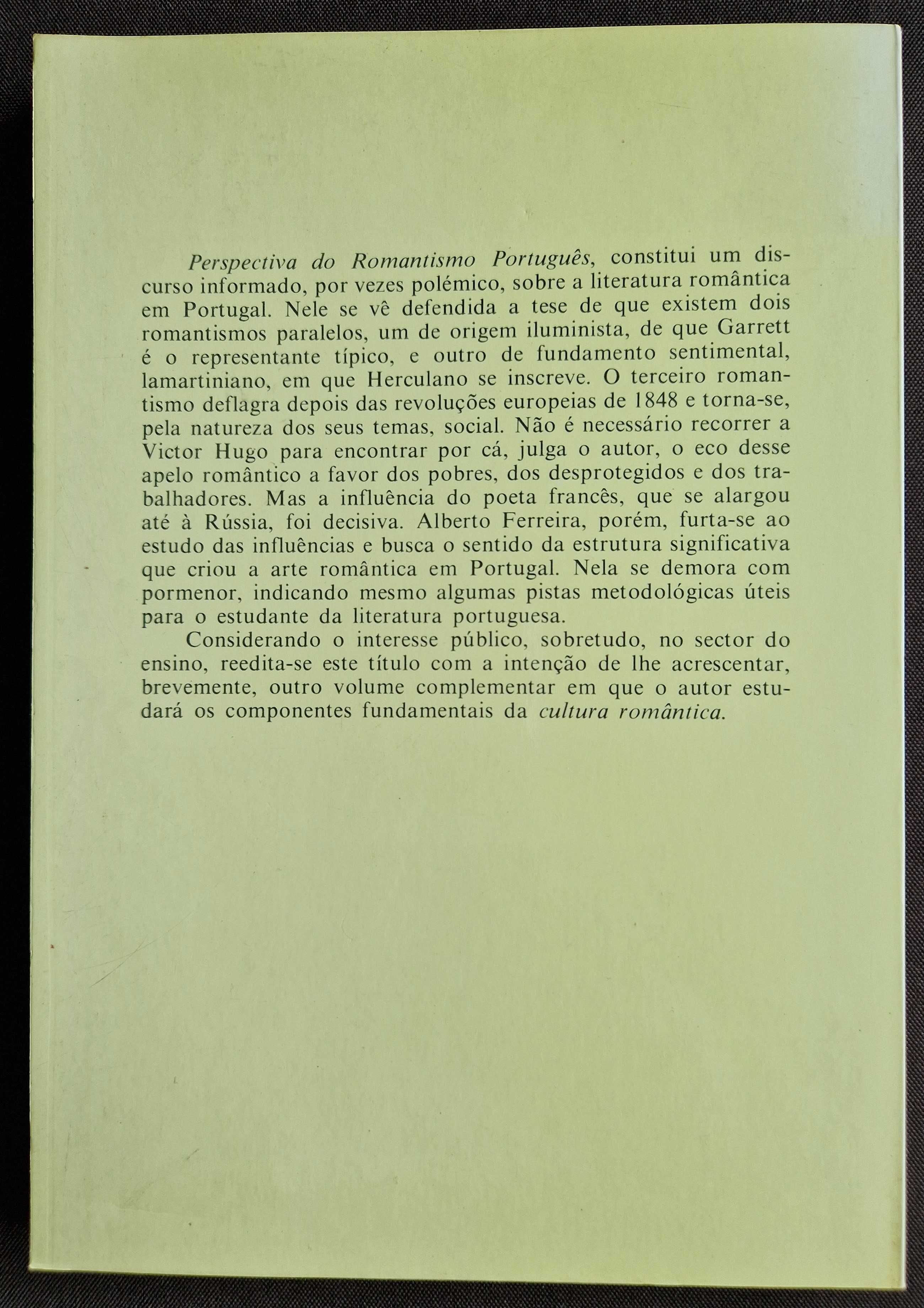 "Perspectiva do Romantismo Português" de Alberto Ferreira