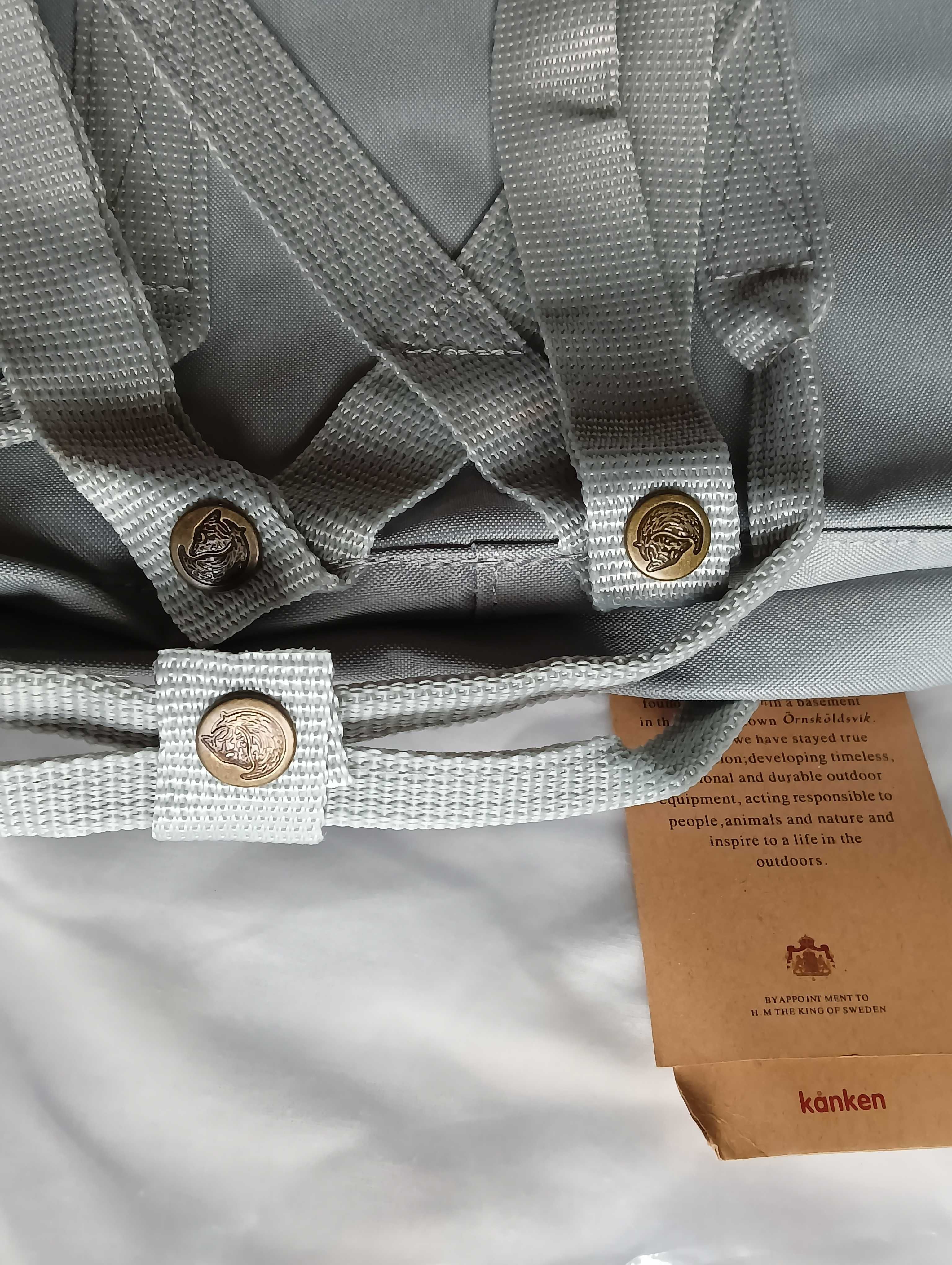Plecak FJALLRAVEN KANKEN - 16 Litrowy - Jasno Szary