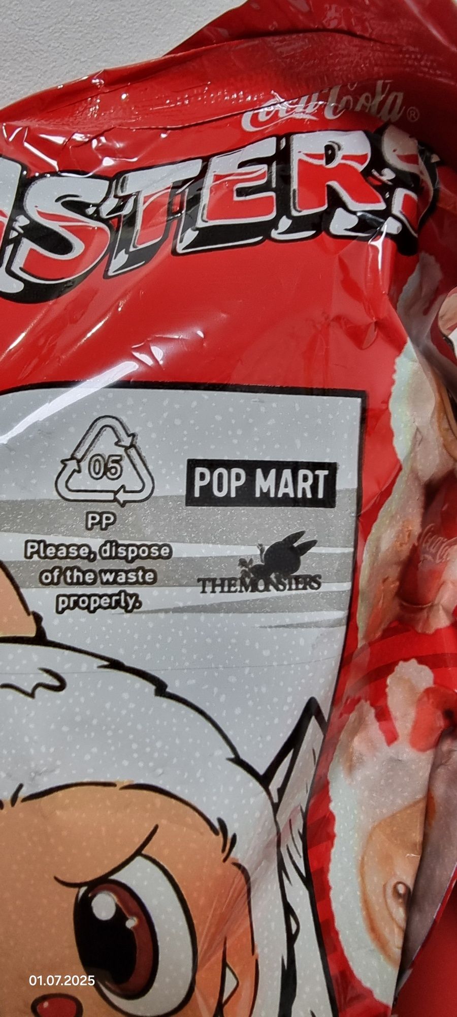 Labubu Лабубу іграшка, брелок POP MART The Monsters CocaCola Кока кола