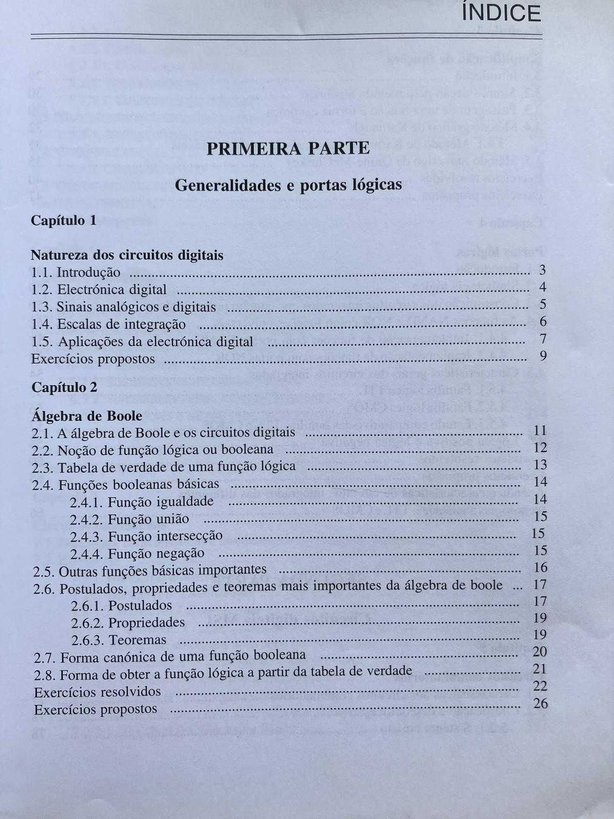 Livro Sistemas Digitais como novo curso informática e/ou elétrónica UA