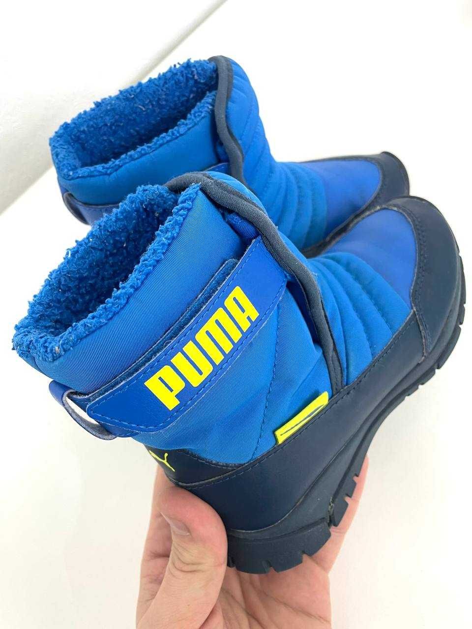 Сапоги детские Puma Nieve Boot WTR 30 (11.5) Future Blue-Nrgy Yellow