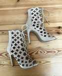 Buty Szpilki Vices zamszowe wiązane wyższe rozm. 35