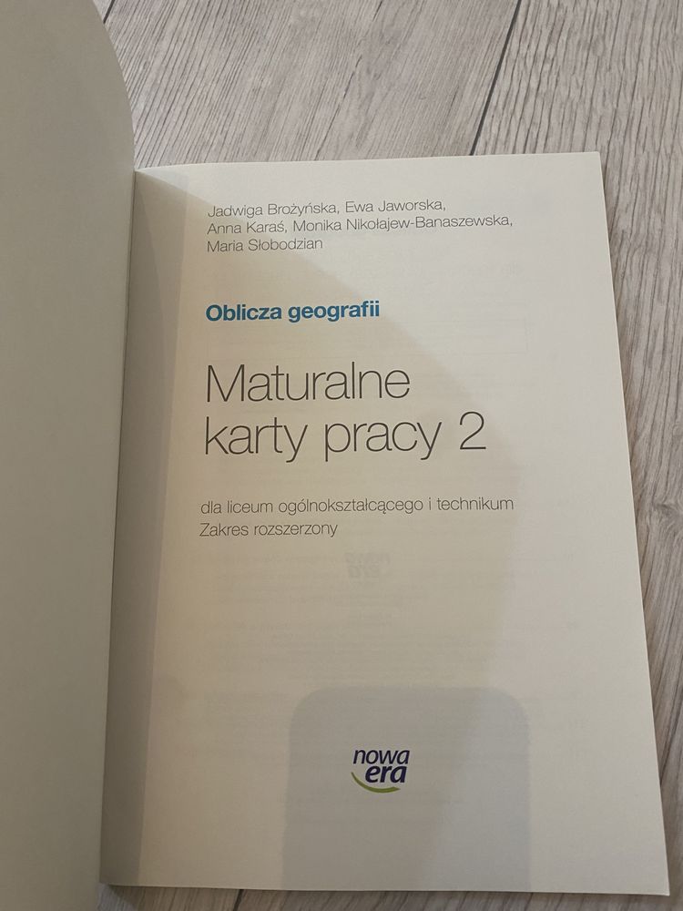 Maturalne karty pracy dla liceum ogólnokształcącego zakres rozszerzony