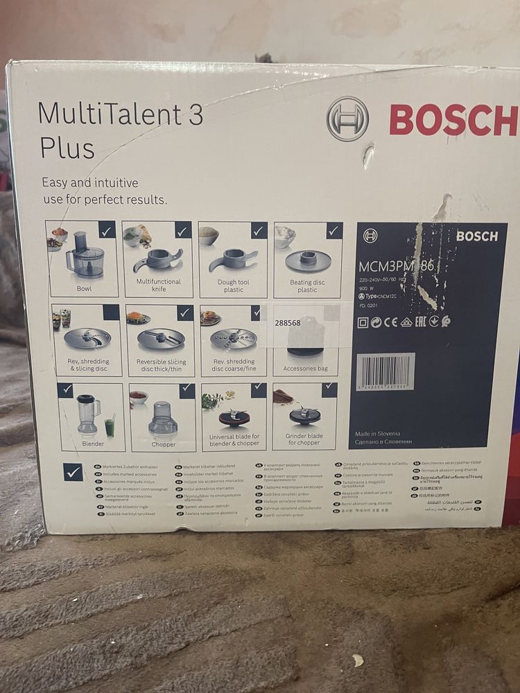 Кухонный комбайн  Bosch  multi talent 3 plus MCM3 PM 386