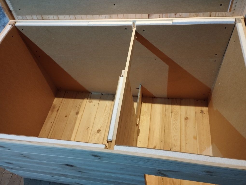 Buda dla psa ocieplona 140x80x80cm.