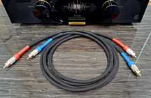 Srebrne kable RCA Audio Note AN-CABLE-250 AN-V wtyki AN-P 1,5m 1/2ceny