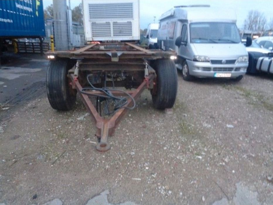 Przyczepa KRONE BDF 22,5 laweta rolnicza platforma rama podłoga