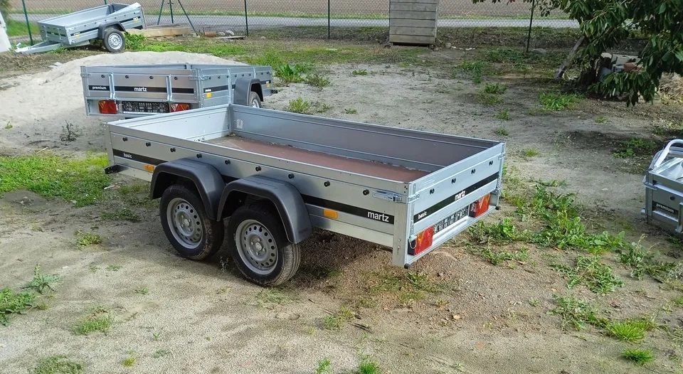 Przyczepa samochodowa Martz Basic 264x126 2 osiowa przyczepka