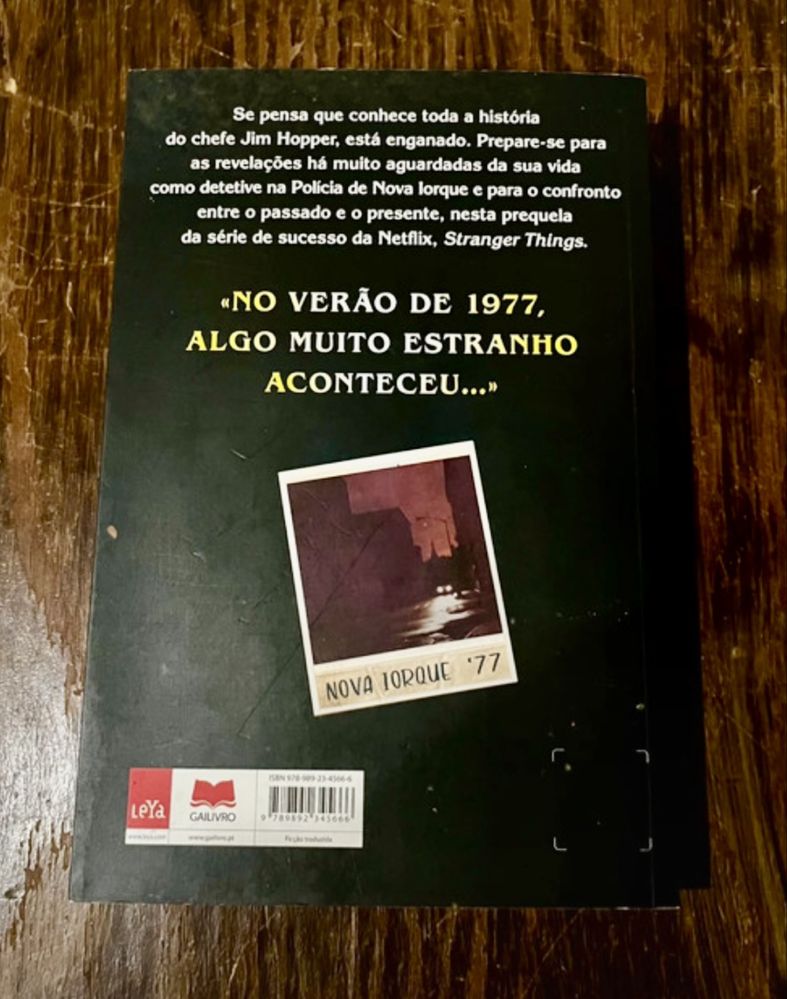 Livro de Stranger Things "Nova Iorque Sob Trevas"