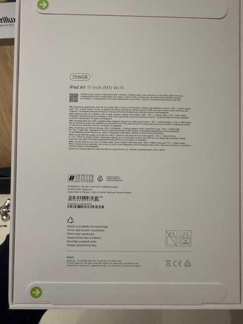 Apple iPad Air 11" M3 256GB Wi-Fi Księżycowa poświata (Starlight)