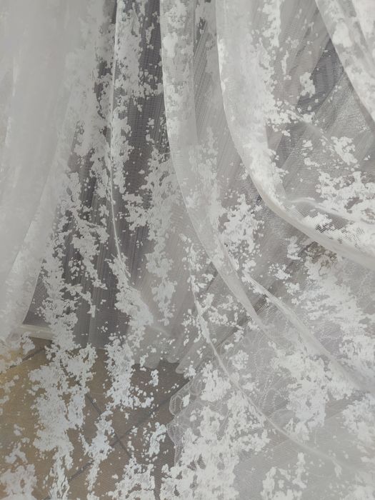 Тюль мрамор (мармур) жакард