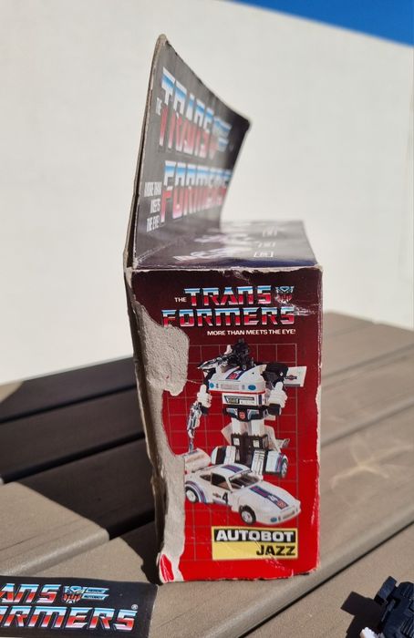 Transformers Jazz G1 original vintage nacional em caixa
