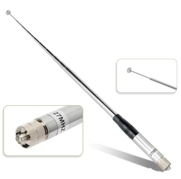 Antena extensível para Rádios CB walkie-talkie 27 MHz rádios comunicaç