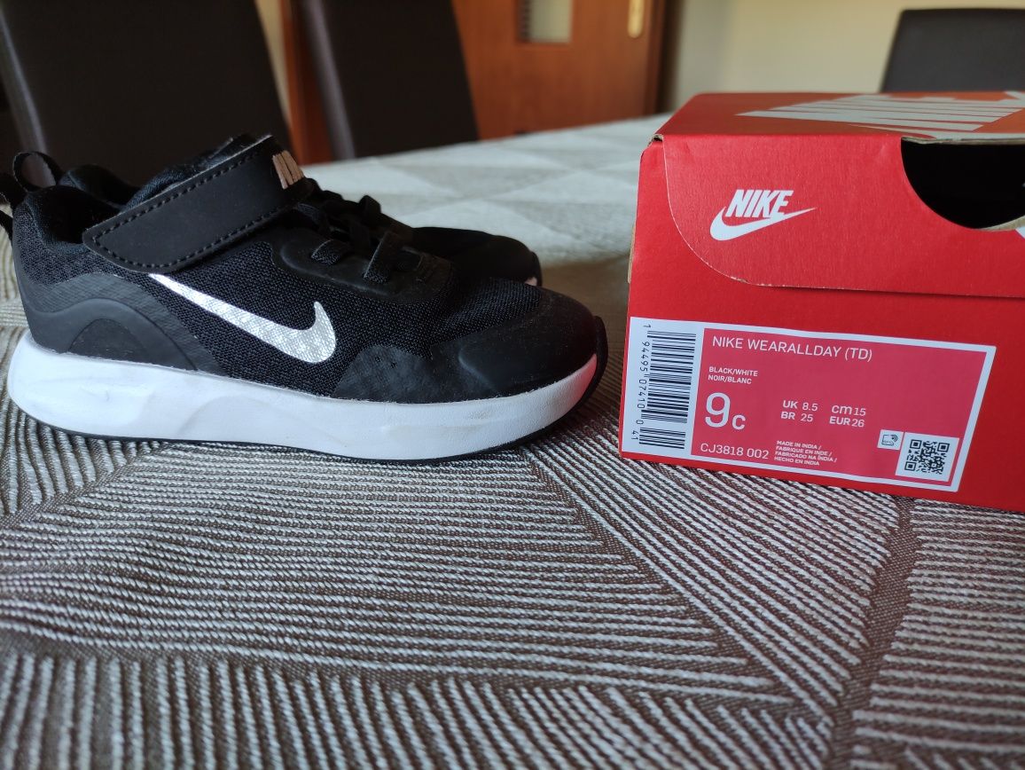 Buty dziecięce Nike Wearallday, r.26, 15cm, NOWE