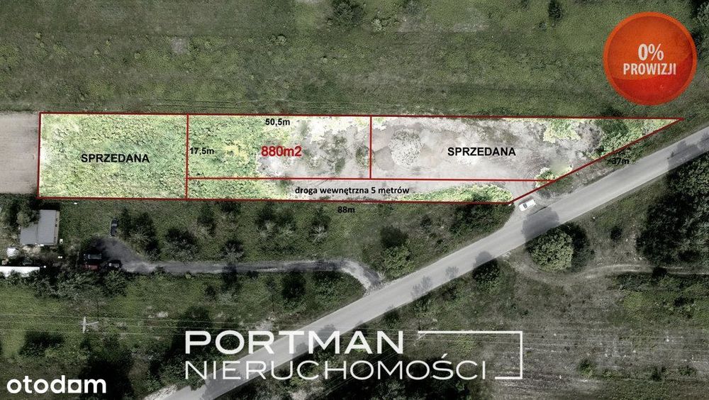 Ostatnia z działek pod budowę domu jednorodzinnego