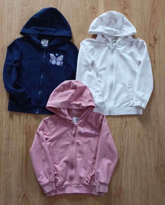 Bluzy dla dziewczynki 128 Sinsay zestaw komplet
