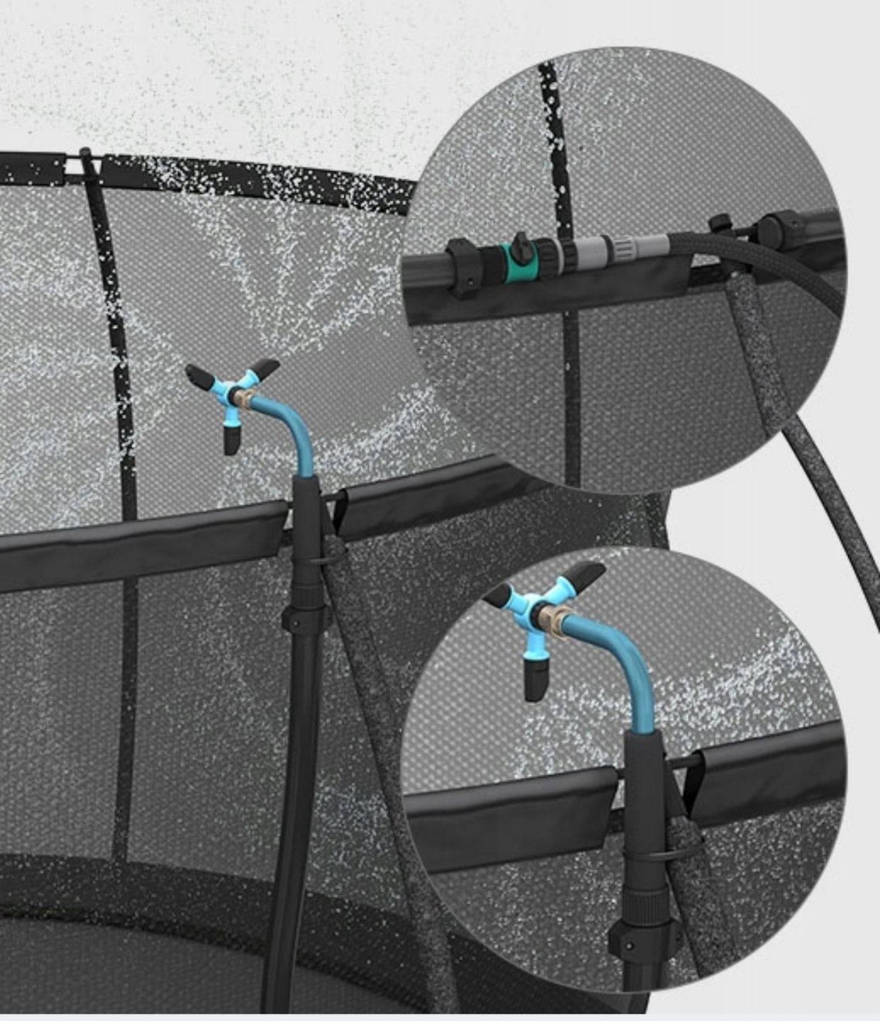 Zraszacz do Trampoliny Spryskiwacz Kurtyna Wodna Zipro