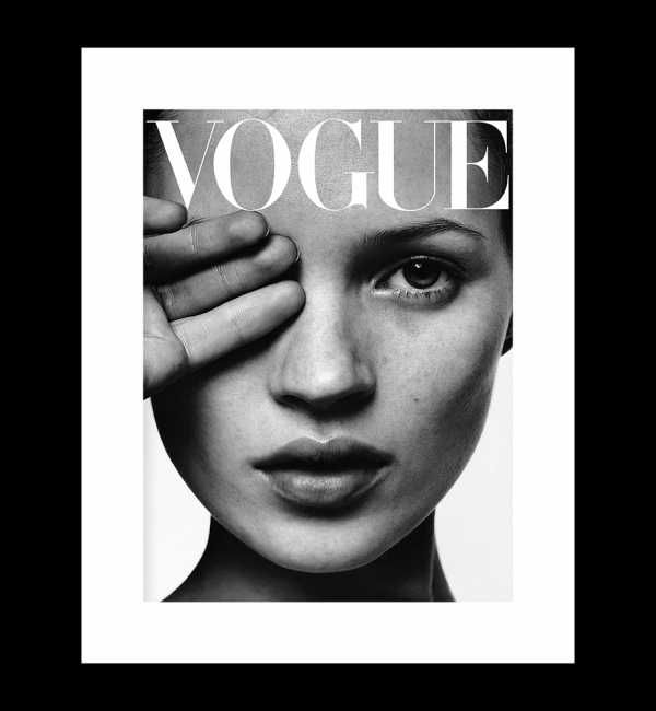 Kate Moss - Plakat Vogue, Okładka Czarno-biała