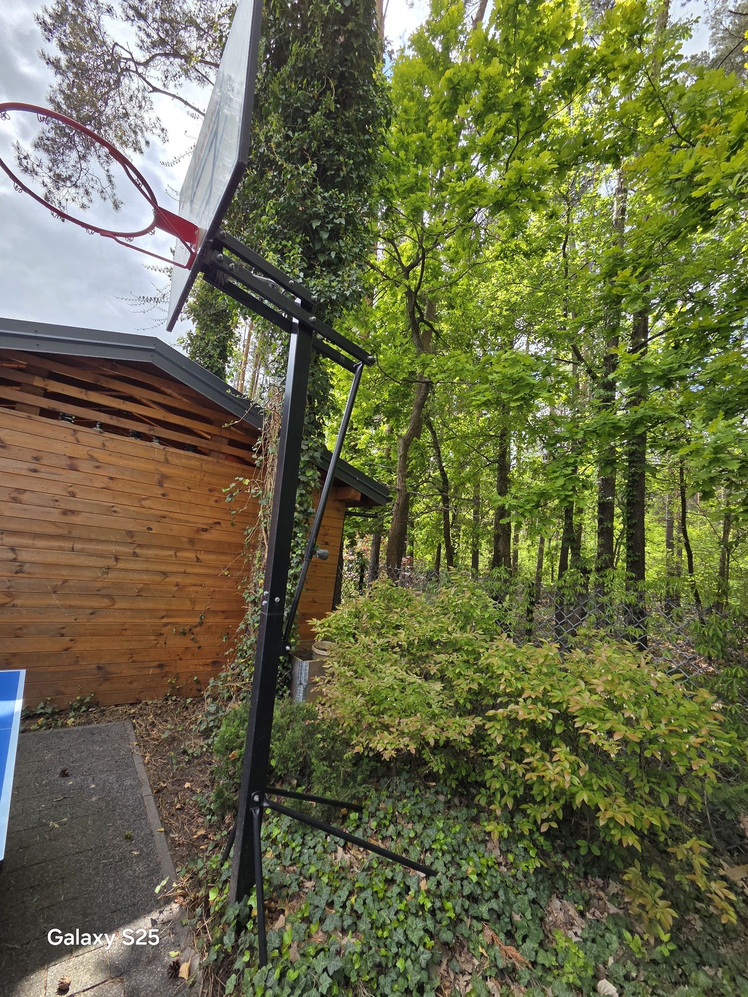 Przenośny kosz do koszykowki Kipsta.