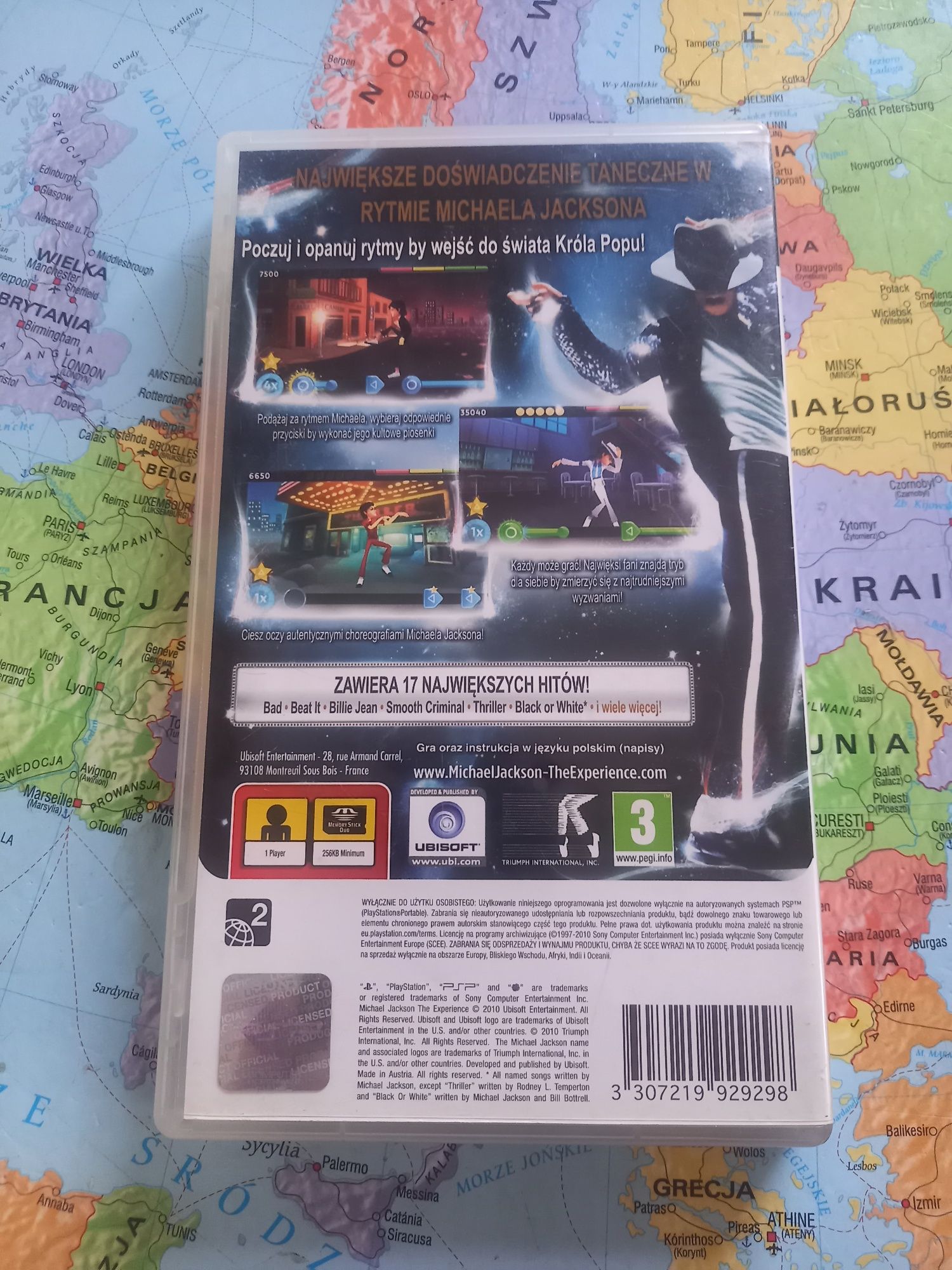 Gra Sony psp michael jackson the experience PL