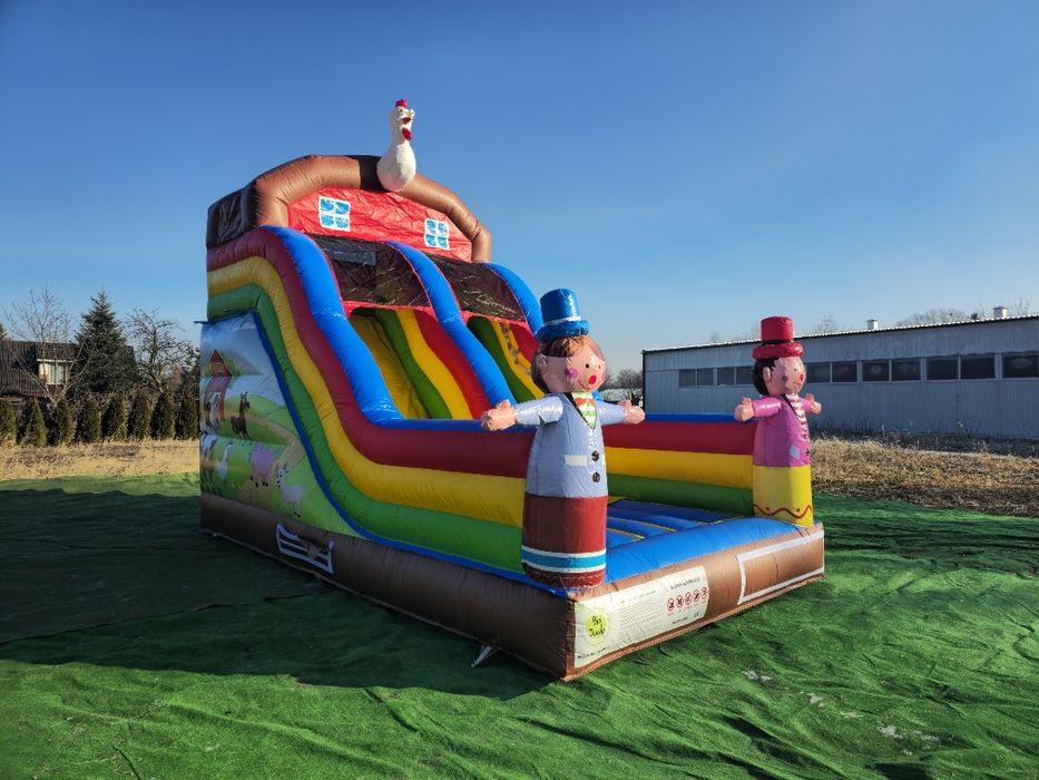 Nowe Zjeżdżalnie dmuchana zjeżdżalnia dmuchańce dmuchaniec zamek plac