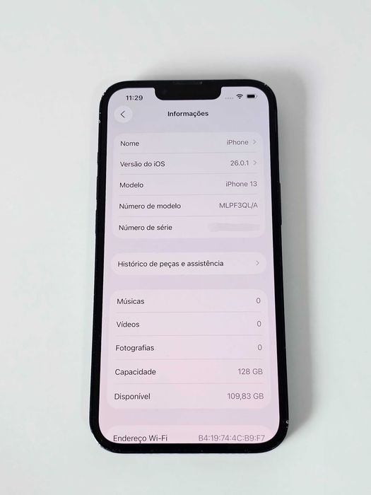 Iphone 13 128Gb.  79% Bateria. Ótimo estado.  Tudo de origem.