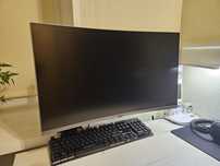 Монітор 27" Samsung Curved C27JG54 (LC27JG54QQIXCI) 2K