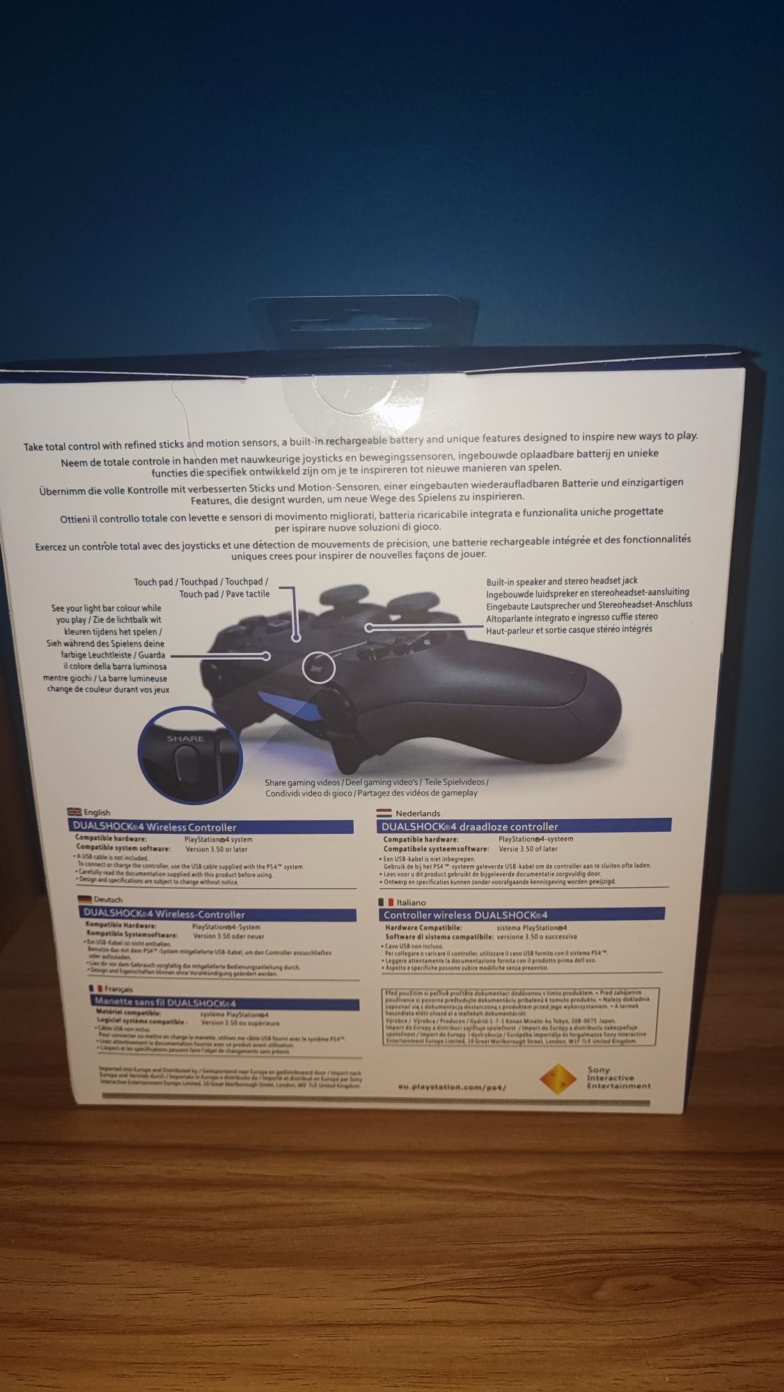 Comando Playstation 4 Dualshock NOVO Selado!