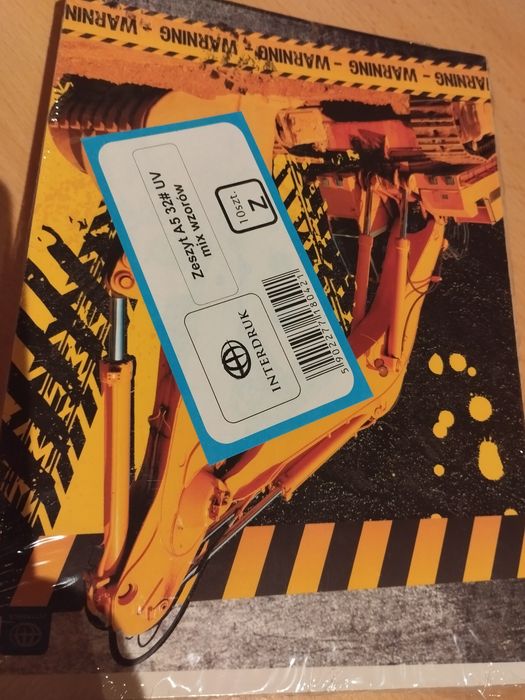 Zeszyt A5 w kratkę, 32 kartki, zestaw 10 sztuk