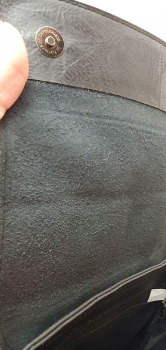 Torba męska listonoszka torebka na ramię czarna rovicky