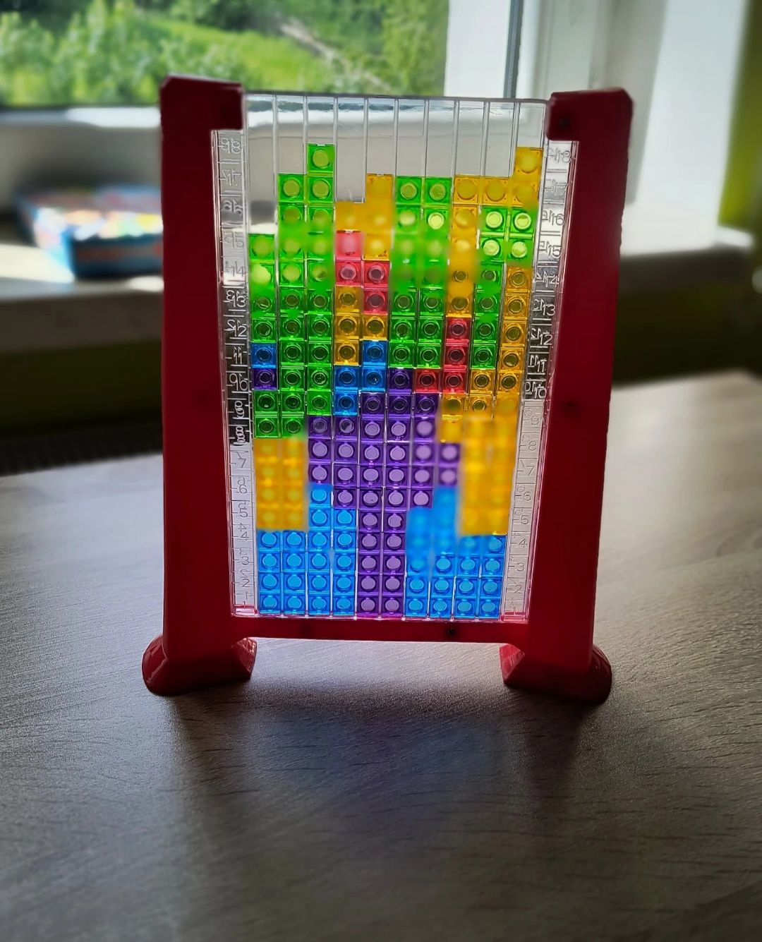 Gra edukacyjna Tetris – wersja fizyczna z klockami i kostką