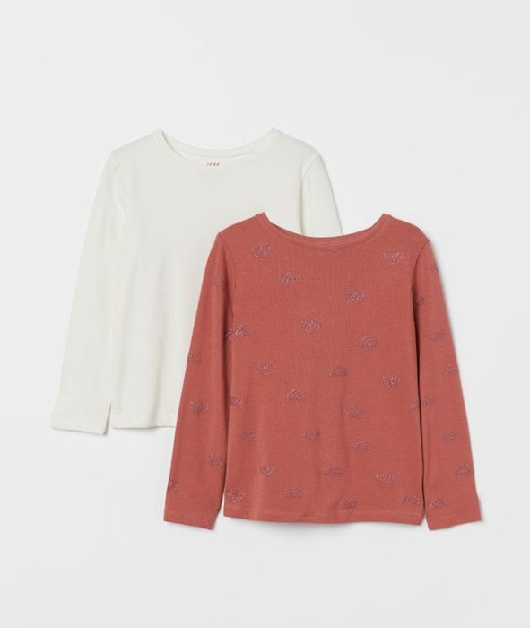 H&M Top z długim rękawem 2 sztuki r.92