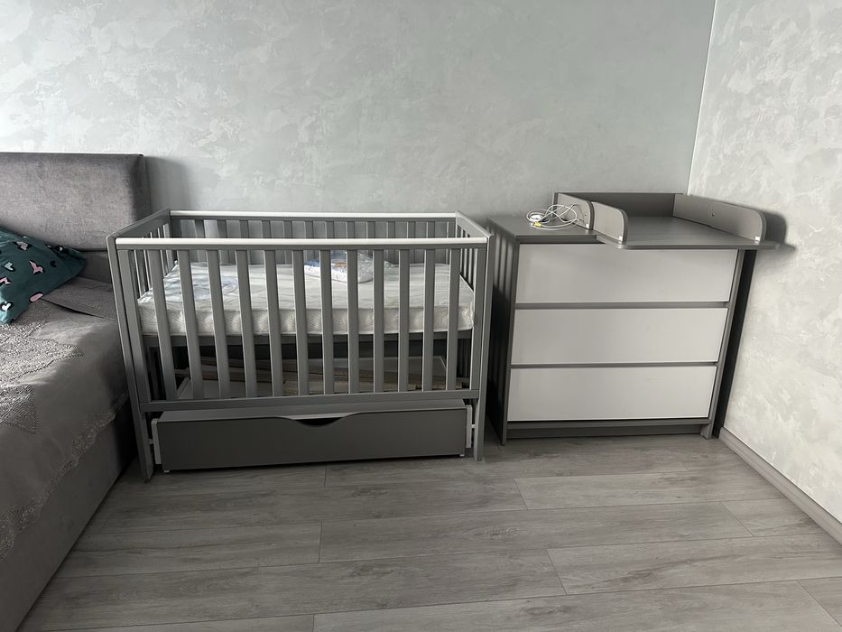 Дитяче ліжечко з матрацем veres ЛД13 120 на 60 розмір від 0 до 3 років