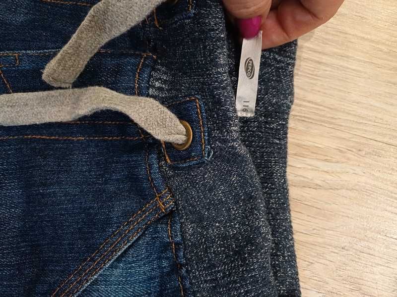 Spodnie dla chłopca mięki jeans rozmiar 116