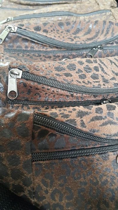 Бананка из натуральной кожи замши кожаная сумка на пояс плечо барсетка