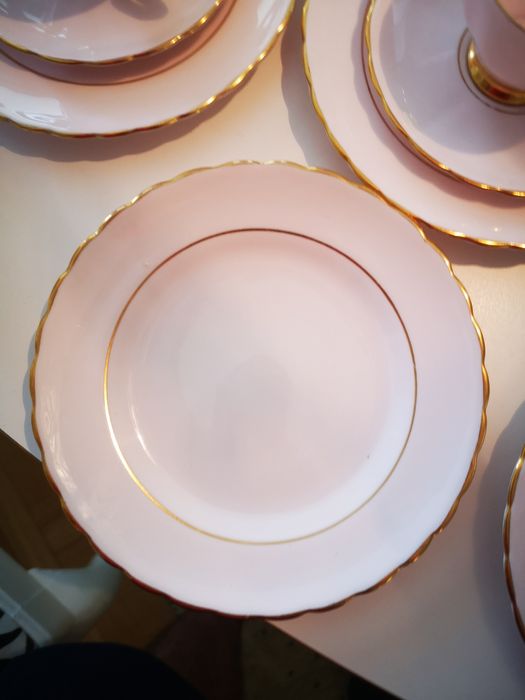 Zestaw 12 osób Royal Tuscan porcelana lata 40