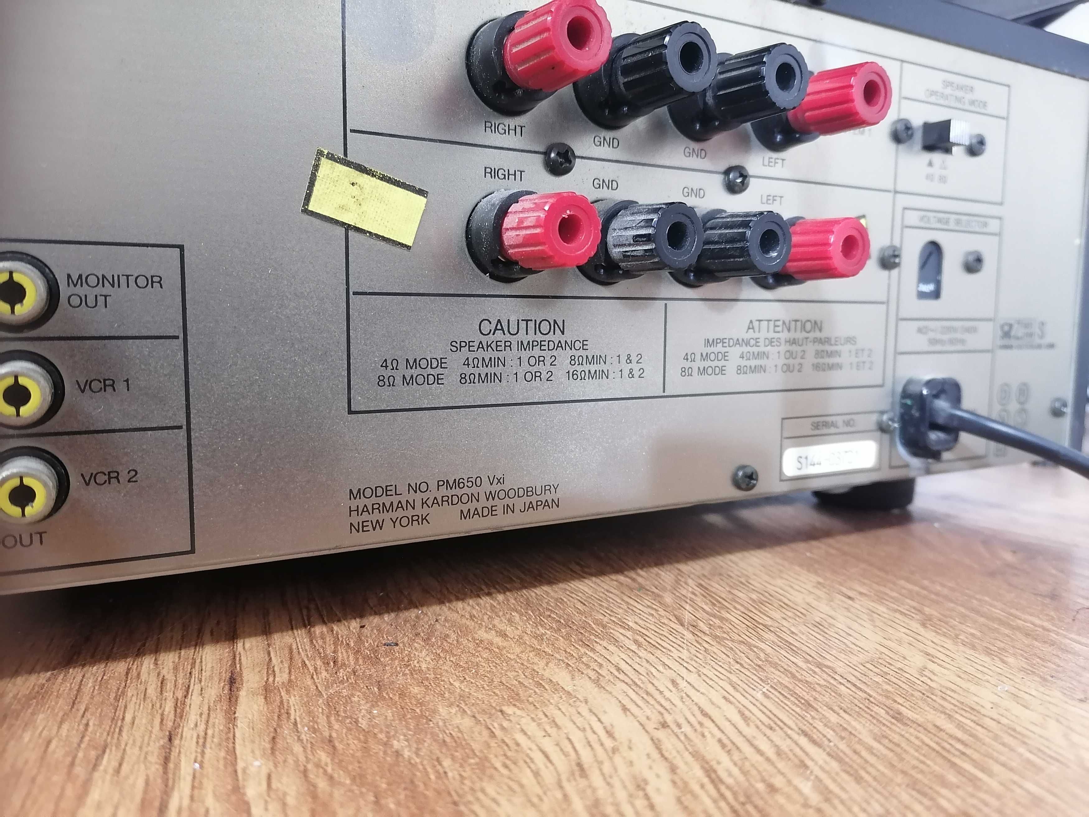 Wzmacniacz stereo Harman Kardon Pm 650vxi + tuner Tu 920