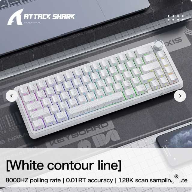 ATTACK SHARK X65PRO HE Rapid Trigger Keyboard
