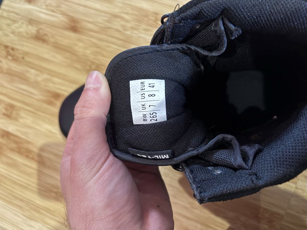 Черевики-Берци  MIL-TEC swat boots - black