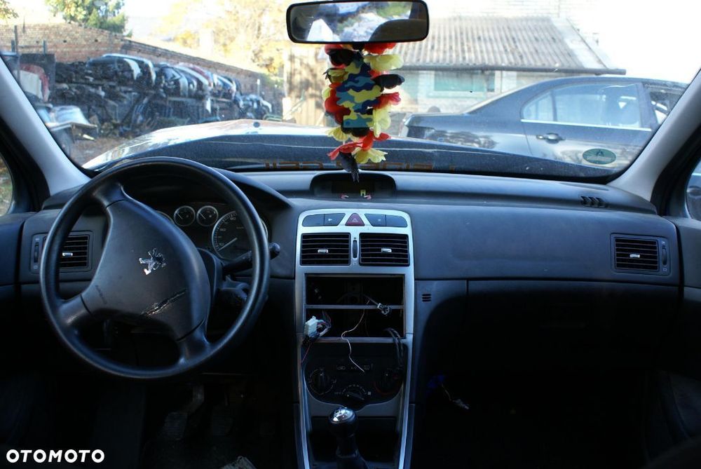 PEUGEOT 307 KONSOLA KOKPIT AIRBAG PASY NAPINACZ EUROPA CZĘŚCI