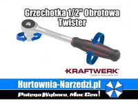 Grzechotka 1/2″ obrotowa Twister 60T Kraftwerk