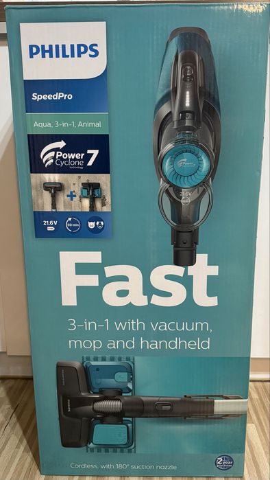 Odkurzacz bezprzewodowy philips pro aqua 3w1