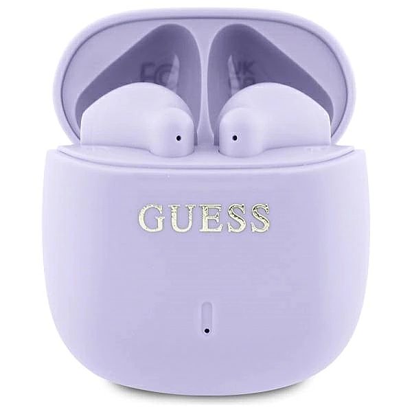 Guess słuchawki Bluetooth GUTWSJ14ESGU TWS + stacja dokująca fioletowy